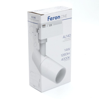 Трековый однофазный cветильник Feron AL140 41611