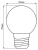 Светодиодная лампа Feron E27 1W 25117