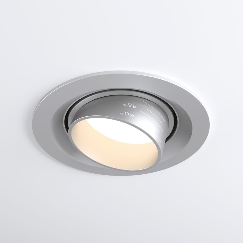 Встраиваемый светодиодный светильник Elektrostandard  9919 LED 10W 4200K серебро 10W 4690389162459