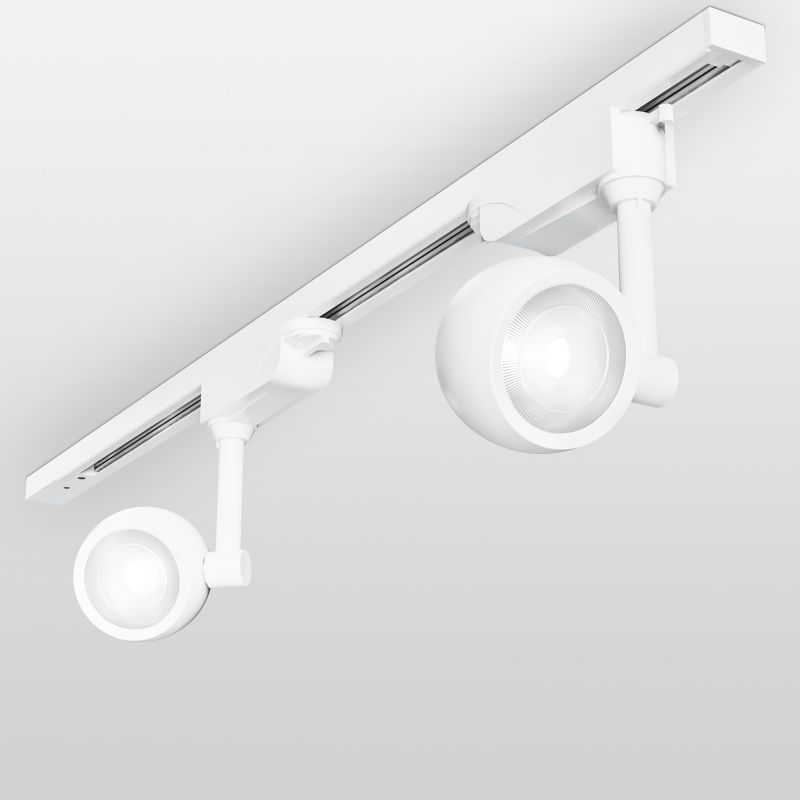 Трековый светодиодный светильник для однофазного шинопровода Elektrostandard Oriol Белый 12W 4200K (LTB48) однофазный