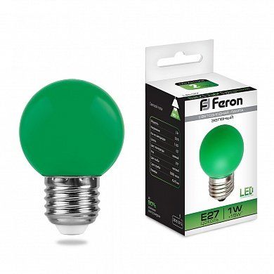 Светодиодная лампа Feron E27 1W 25117