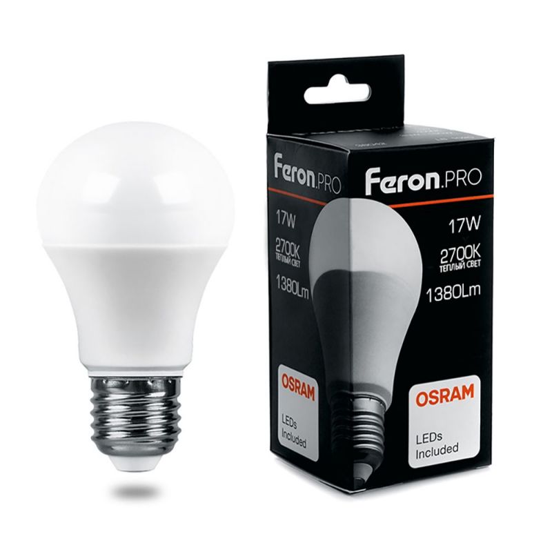 Светодиодная лампа Feron E27 7W 2700K 38038