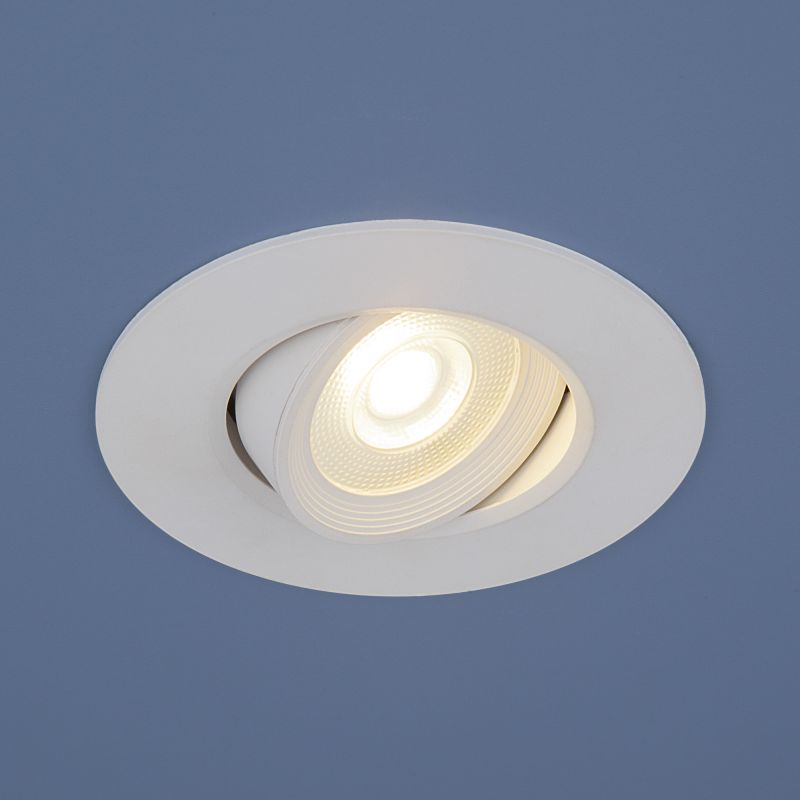 Встраиваемый точечный светодиодный светильник 9914 LED 6W WH белый 6W 4690389138652