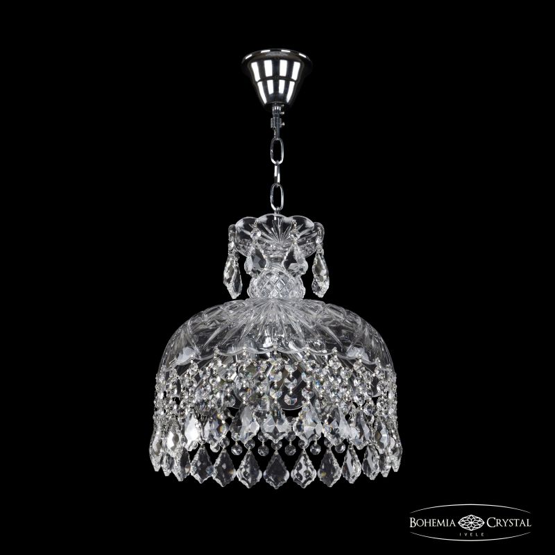 Подвесной светильник Bohemia Ivele Crystal 14781/30 Ni Leafs