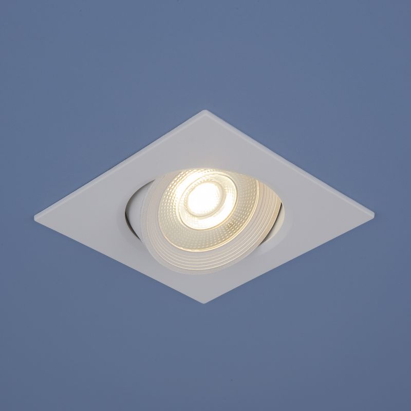 Встраиваемый точечный светодиодный светильник 9915 LED 6W WH белый 6W 4690389138669
