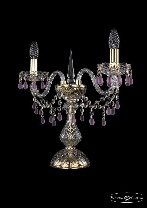 Настольная лампа Bohemia Ivele Crystal 1410L/2/141-39 G V7010