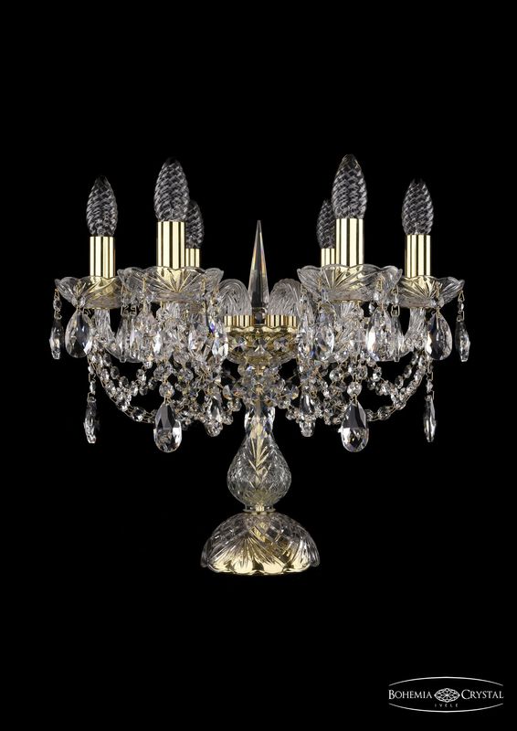 Настольная лампа Bohemia Ivele Crystal 1406L/6/141-39 G