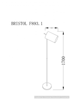 Торшер BRISTOL F893.1