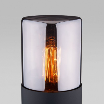 Ландшафтный светильник Elektrostandard Roil IP54 чёрный/дымчатый плафон 35125/F
