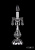 Настольная лампа Bohemia Ivele Crystal 1403L/1-31 Ni
