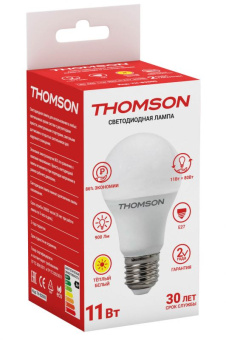 Светодиодная лампа Thomson E27 11W 3000K TH-B2005