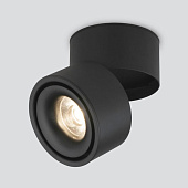 Накладной светодиодный светильник DLR031 15W 4200K 3100 черный матовый 15W 4690389123559