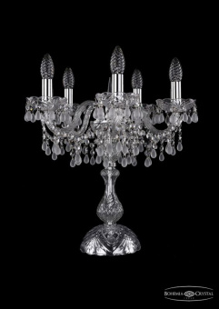 Настольная лампа Bohemia Ivele Crystal 1410L/5/141-47 Ni V0300