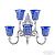 Бра Bohemia Ivele Crystal Verona 7203B15/3+2/210 NW P2 U Clear-Blue/H-1J