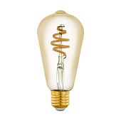 Светодиодная филаментная лампа Eglo E27 5,5W 2200K 12583