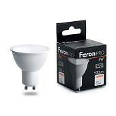 Светодиодная лампа Feron GU10 8W 2700K 38092