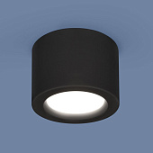Накладной точечный светодиодный светильник DLR026 6W 4200K черный матовый 6W 4690389120688