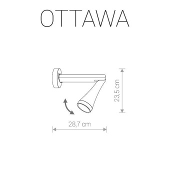 Настенно-потолочный светильник OTTAWA 9562