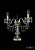 Настольная лампа Bohemia Ivele Crystal 1403L/2/141-39 G
