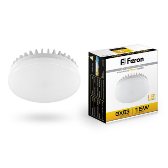 Светодиодная лампа Feron GX53 15W 2700K 25834