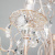 Подвесной светильник Eurosvet Alda 3305/12 белый с золотом/прозрачный хрусталь Strotskis