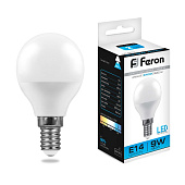Светодиодная лампа Feron E14 9W 6400K 25803