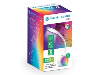 Светодиодная настольная лампа с RGB подсветкой Ambrella Desk DE532