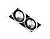 Карданный светильник 12W T812 BK/CH 2*12W 4200K