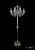 Торшер Bohemia Ivele Crystal 1410T2/8+4/195-165 G V7010
