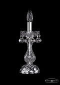 Настольная лампа Bohemia Ivele Crystal 1409L/1-27 Ni