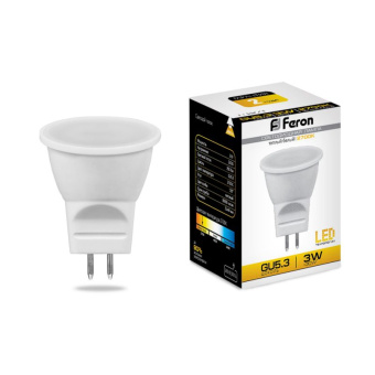 Светодиодная лампа Feron G5.3 3W 2700K 25551