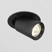 Встраиваемый точечный светодиодный светильник 9917 LED 10W 4200K черный матовый 10W 4690389161681