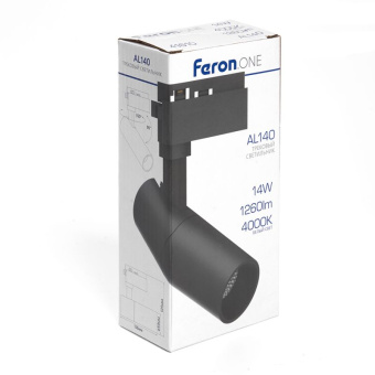 Трековый однофазный cветильник Feron AL140 41614