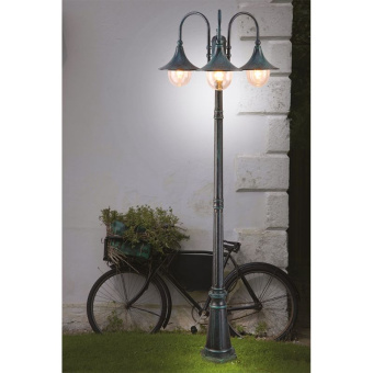 Уличный светильник Arte Lamp Malaga A1086PA-3BG