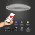 Подвесной светодиодный светильник с управлением по Wi-Fi 90241/1 белый/ серебро Smart