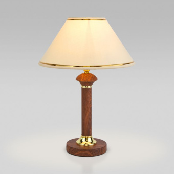 Настольная лампа Eurosvet Lorenzo 60019/1 золото, дерево