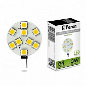 Светодиодная лампа Feron G4 3W 4000K 25093
