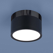 Накладной акцентный светодиодный светильник DLR029 10W 4200K черный матовый/черный хром 10W 4690389122019