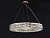 Подвесной светильник  Newport 10124+14/S gold