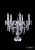 Настольная лампа Bohemia Ivele Crystal 1403L/5/141-39 Ni