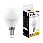 Светодиодная лампа Feron E14 9W 2700K 25801