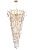 Люстра Crystal Lux REINA REINA SP34 D1200 GOLD PEARL
