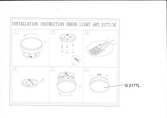 Светильник настенно-потолочный для ванны Odeon Light Yun 2177/3C