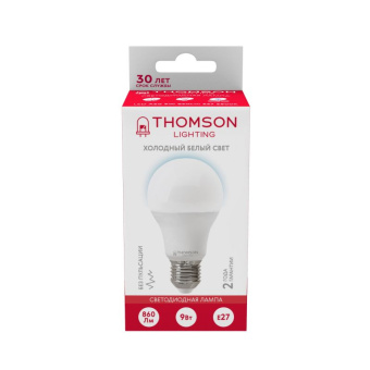 Светодиодная лампа Thomson E27 9W 6500K TH-B2302