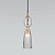 Подвесной светильник со стеклянным плафоном Eurosvet Glossy 50211/1 прозрачный