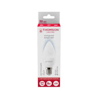 Светодиодная лампа Thomson E14 8W 6500K TH-B2308